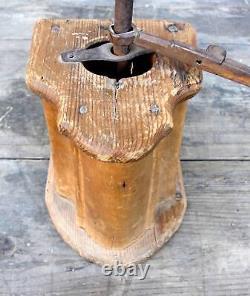 Antique Wooden Coffee Bean Grinder, Ottoman Empire