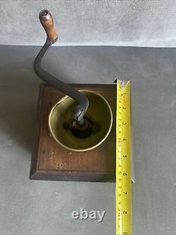 Antique Wooden Coffee grinder late 18th century early 19th century