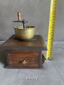 Antique Wooden Coffee grinder late 18th century early 19th century