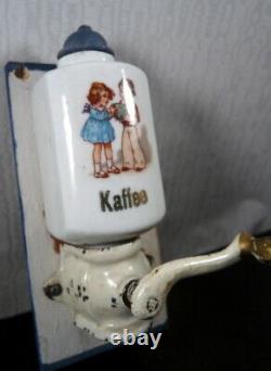 Antique c. 1890 German WALL COFFEE GRINDER Dollhouse Miniature