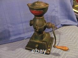 Antique c. 1900 Iron Coffee Grinder Landers, Frary, & Clark New Britain, CT