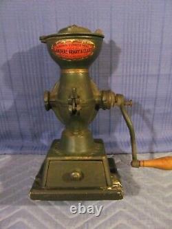 Antique c. 1900 Iron Coffee Grinder Landers, Frary, & Clark New Britain, CT