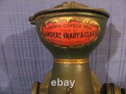 Antique c. 1900 Iron Coffee Grinder Landers, Frary, & Clark New Britain, CT