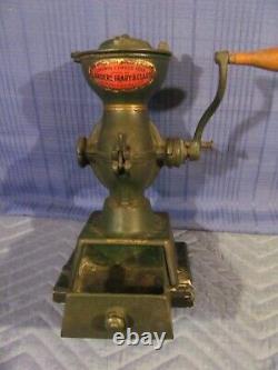 Antique c. 1900 Iron Coffee Grinder Landers, Frary, & Clark New Britain, CT