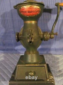 Antique c. 1900 Iron Coffee Grinder Landers, Frary, & Clark New Britain, CT