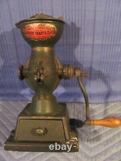 Antique c. 1900 Iron Coffee Grinder Landers, Frary, & Clark New Britain, CT