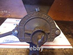 Antique cast iron Arcade Flour Mill No 1 Coffee Grinder Vintage Kitchen Tool