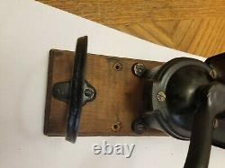 Antique coffee Grinder Oplex wall mount