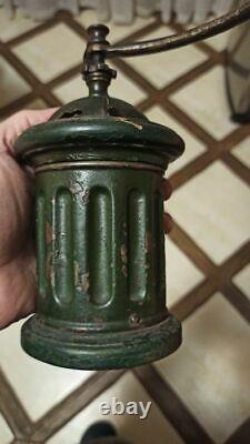 Antique coffee grinder. Rare decor working 19th-20th century Vintage Europe