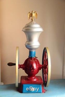 Antique coffee grinder double wheel Enterprise No 6