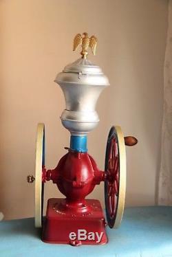 Antique coffee grinder double wheel Enterprise No 6