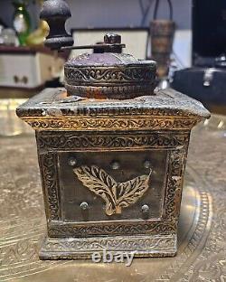 Antique coffee grinder mill