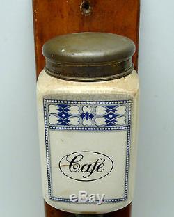 Antique coffee grinder villeroy & boch Mutzig Framont Wall mount