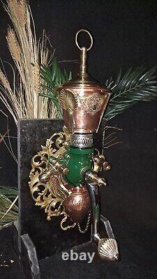 Antique coffee grinder wall mount
