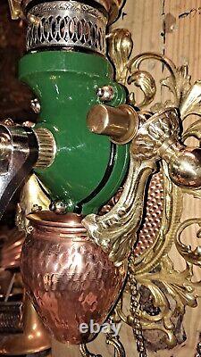 Antique coffee grinder wall mount
