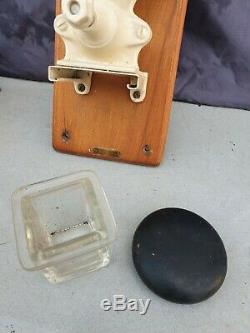 Antique dutch wall mounted hand crank Coffee Grinder ca. 1920's