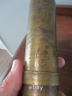 Antique early 1800's Prussian Hand crank coffee grinder with makers marks