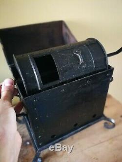 Antique french Coffee roaster grinder primitive