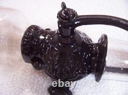 Arcade Crystal # 3 Wall Mount Coffee Grinder-Catch cup not original. VG Cond