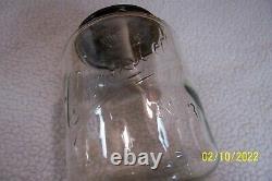 Arcade Crystal # 3 Wall Mount Coffee Grinder-Catch cup not original. VG Cond