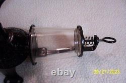 Arcade Crystal # 3 Wall Mount Coffee Grinder-Catch cup not original. VG Cond