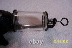 Arcade Crystal # 3 Wall Mount Coffee Grinder-Catch cup not original. VG Cond