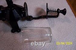 Arcade Crystal # 4 Wall Mount Coffee Grinder/Catch Cup not orig. /Excellent Cond