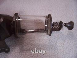 Arcade Crystal # 4 Wall Mount Coffee Grinder/Catch Cup not orig. /Excellent Cond