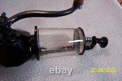 Arcade Crystal # 4 Wall Mount Coffee Grinder/Catch Cup not orig. /Excellent Cond