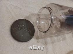 Arcade Crystal Coffee Grinder #3 Antique Wall Mt, Catch Cup. Excellent Cond