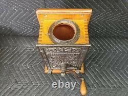 Arcade Mfg Telephone Grinder Coffee Mill Antique 1890s