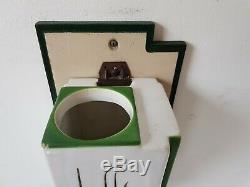 Art Deco Porcelaine Body Pe De Coffee Grinder Scarce Model