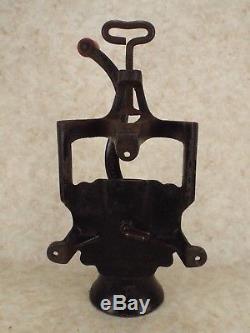 Beatrice No3. Large Cast Iron Vintage Coffee Grinder Wall Mounted For Renovation