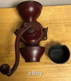 Beautiful Landers Frary & Clark Wall Mount Coffee Grinder No 001 Antique Mill