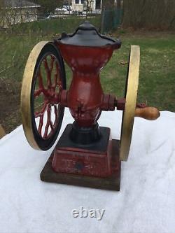 Best Antique Charles Parker Co Table Top Coffee Mill Grinder #200 March 9, 1897