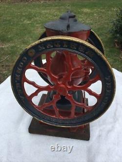 Best Antique Charles Parker Co Table Top Coffee Mill Grinder #200 March 9, 1897