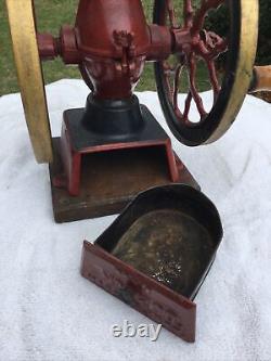 Best Antique Charles Parker Co Table Top Coffee Mill Grinder #200 March 9, 1897
