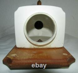 CA Lehnartz Porcelain Coffee Grinder Wall Mount Antique 20s 30s Retro decor