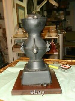 Cast Iron Coffee Grinder, Antique by Enterprises Mfg. Co. Of Phil, Pa. Pat. Ap