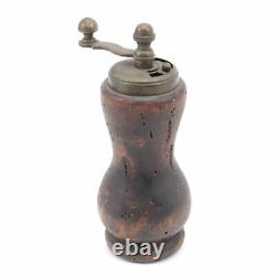 Cayenne Vintage Coffee Grinder Peugeot Freres Mill Bean Brevete Made Wood Bronze