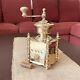 Charming Vintage Brass Coffee Grinder, Handcrafted, France, Mid-20th Century