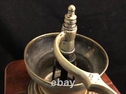 Coffee Grinder 19th Century Wood Bronze Antique French Coffee Grinder