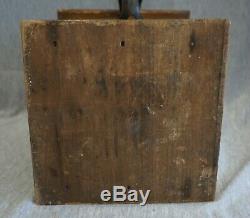 Coffee Grinder CHALLENGE FAST GRINDER No. 1080 Paper Label Antique Wooden