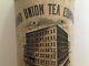 Coffee Grinder Grand Union Tea Antique Vintage Old Tin Litho Brooklyn NY X-RARE