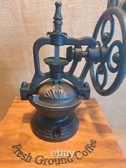 Coffee Grinder, Mill, Beautifully Engraved, Hand Crafted