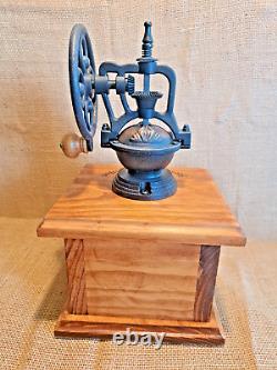 Coffee Grinder, Mill, Beautifully Engraved, Hand Crafted