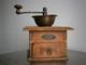 Coffee Mill 19°S Coulaux Molsheim Wood Copper Décor Kitchen Antique
