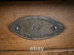 Coffee Mill 19°S Coulaux Molsheim Wood Copper Décor Kitchen Antique