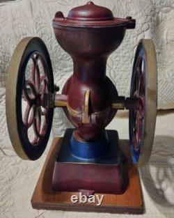 Coffee Mill Star Coffee Rare Item Antique Cast Iron Manual Coffee Mill