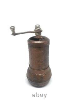 Coffee Small Mill Vintage Iron Handmade Brass Manual Collectibles Kitchen Tools